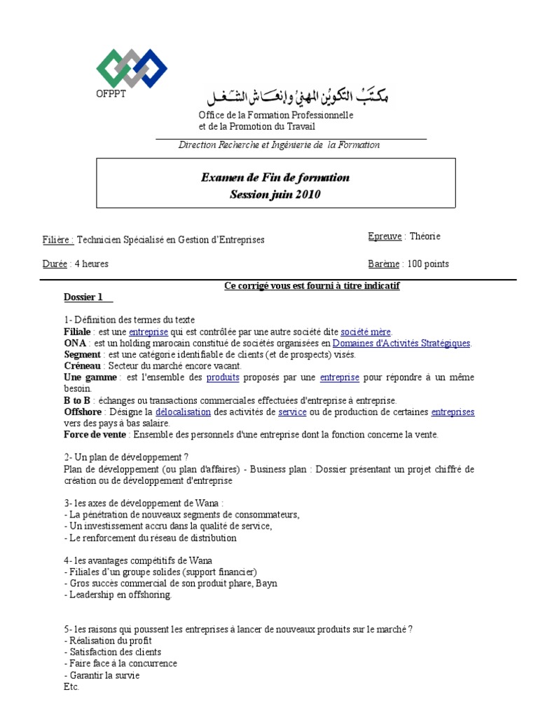 cours grh ofppt tsge